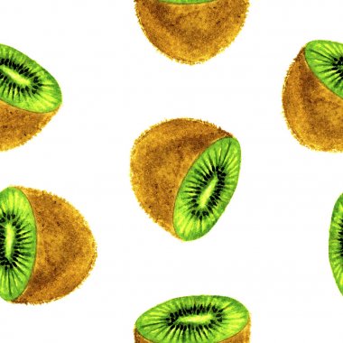 Suluboya kivi dikişsiz desen