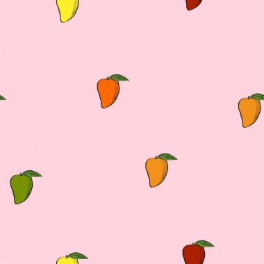 Pembe arka plan desenli hat mangosu