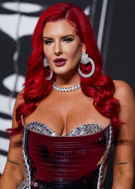 Justina Valentine, 7 Eylül 2025 'te UBS Arena' da düzenlenen 2025 MTV Video Müzik Ödülleri 'ne ulaştı..