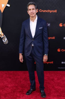 Sony Pictures Entertainment (SPE) Başkanı ve Genel Müdürü Ravi Ahuja, 9 Eylül 2025 'te TCL Çin Tiyatrosu IMAX' ta düzenlenen Los Angeles Crunchyroll 'un' Şeytan Avcısı: Kimetsu No Yaiba Sonsuzluk Şatosu 'na geldi.  