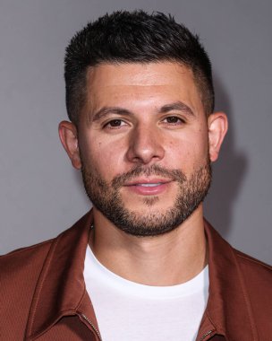 Amerikalı aktör Nick Barrotta, 9 Eylül 2025 'te Hollywood, Los Angeles, Kaliforniya, ABD' de The Lot 'ta düzenlenen 30. Yıldönümü Süt Bıyığı Kutlamasına geldi..     