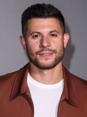 Amerikalı aktör Nick Barrotta, 9 Eylül 2025 'te Hollywood, Los Angeles, Kaliforniya, ABD' de The Lot 'ta düzenlenen 30. Yıldönümü Süt Bıyığı Kutlamasına geldi..     