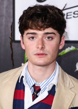 Kanadalı-Amerikalı aktör ve girişimci Noah Schnapp, 9 Eylül 2025 'te Hollywood, Los Angeles, Kaliforniya, ABD' de The Lot 'ta düzenlenen 30. Yıldönümü Süt Bıyığı Kutlamasına geldi..      