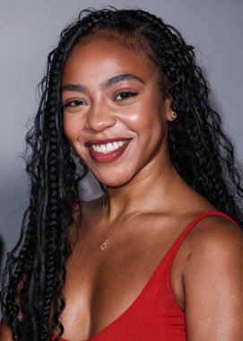 Amerikalı aktris Priah Ferguson, 9 Eylül 2025 'te Hollywood, Los Angeles, Kaliforniya, ABD' de The Lot 'ta düzenlenen 30. Yıldönümü Süt Bıyığı Kutlaması' na geldi..      