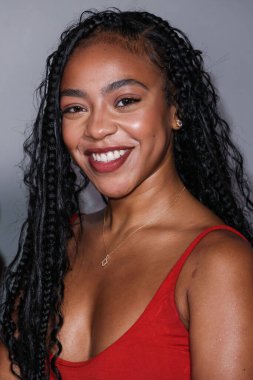 Amerikalı aktris Priah Ferguson, 9 Eylül 2025 'te Hollywood, Los Angeles, Kaliforniya, ABD' de The Lot 'ta düzenlenen 30. Yıldönümü Süt Bıyığı Kutlaması' na geldi..      