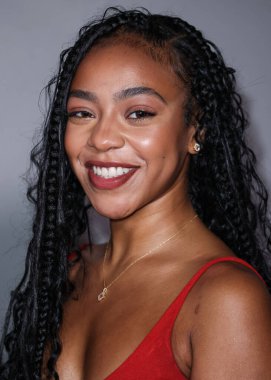 Amerikalı aktris Priah Ferguson, 9 Eylül 2025 'te Hollywood, Los Angeles, Kaliforniya, ABD' de The Lot 'ta düzenlenen 30. Yıldönümü Süt Bıyığı Kutlaması' na geldi..      