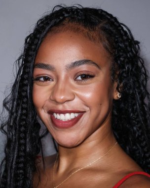 Amerikalı aktris Priah Ferguson, 9 Eylül 2025 'te Hollywood, Los Angeles, Kaliforniya, ABD' de The Lot 'ta düzenlenen 30. Yıldönümü Süt Bıyığı Kutlaması' na geldi..      