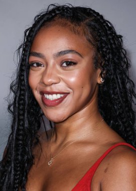 Amerikalı aktris Priah Ferguson, 9 Eylül 2025 'te Hollywood, Los Angeles, Kaliforniya, ABD' de The Lot 'ta düzenlenen 30. Yıldönümü Süt Bıyığı Kutlaması' na geldi..      