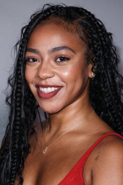 Amerikalı aktris Priah Ferguson, 9 Eylül 2025 'te Hollywood, Los Angeles, Kaliforniya, ABD' de The Lot 'ta düzenlenen 30. Yıldönümü Süt Bıyığı Kutlaması' na geldi..      