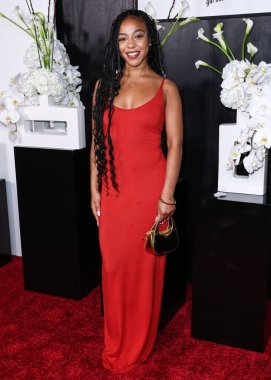 Amerikalı aktris Priah Ferguson, 9 Eylül 2025 'te Hollywood, Los Angeles, Kaliforniya, ABD' de The Lot 'ta düzenlenen 30. Yıldönümü Süt Bıyığı Kutlaması' na geldi..      