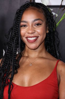 Amerikalı aktris Priah Ferguson, 9 Eylül 2025 'te Hollywood, Los Angeles, Kaliforniya, ABD' de The Lot 'ta düzenlenen 30. Yıldönümü Süt Bıyığı Kutlaması' na geldi..      