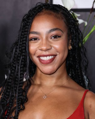 Amerikalı aktris Priah Ferguson, 9 Eylül 2025 'te Hollywood, Los Angeles, Kaliforniya, ABD' de The Lot 'ta düzenlenen 30. Yıldönümü Süt Bıyığı Kutlaması' na geldi..      