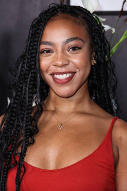 Amerikalı aktris Priah Ferguson, 9 Eylül 2025 'te Hollywood, Los Angeles, Kaliforniya, ABD' de The Lot 'ta düzenlenen 30. Yıldönümü Süt Bıyığı Kutlaması' na geldi..      