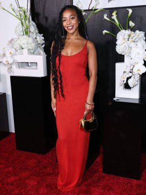 Amerikalı aktris Priah Ferguson, 9 Eylül 2025 'te Hollywood, Los Angeles, Kaliforniya, ABD' de The Lot 'ta düzenlenen 30. Yıldönümü Süt Bıyığı Kutlaması' na geldi..      