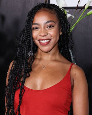 Amerikalı aktris Priah Ferguson, 9 Eylül 2025 'te Hollywood, Los Angeles, Kaliforniya, ABD' de The Lot 'ta düzenlenen 30. Yıldönümü Süt Bıyığı Kutlaması' na geldi..      