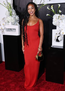 Amerikalı aktris Priah Ferguson, 9 Eylül 2025 'te Hollywood, Los Angeles, Kaliforniya, ABD' de The Lot 'ta düzenlenen 30. Yıldönümü Süt Bıyığı Kutlaması' na geldi..      