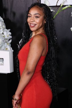 Amerikalı aktris Priah Ferguson, 9 Eylül 2025 'te Hollywood, Los Angeles, Kaliforniya, ABD' de The Lot 'ta düzenlenen 30. Yıldönümü Süt Bıyığı Kutlaması' na geldi..      