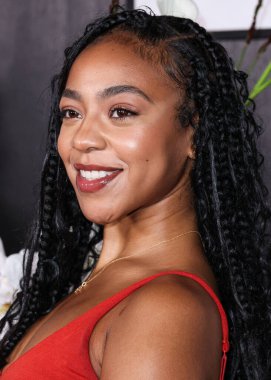 Amerikalı aktris Priah Ferguson, 9 Eylül 2025 'te Hollywood, Los Angeles, Kaliforniya, ABD' de The Lot 'ta düzenlenen 30. Yıldönümü Süt Bıyığı Kutlaması' na geldi..      