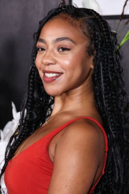 Amerikalı aktris Priah Ferguson, 9 Eylül 2025 'te Hollywood, Los Angeles, Kaliforniya, ABD' de The Lot 'ta düzenlenen 30. Yıldönümü Süt Bıyığı Kutlaması' na geldi..      