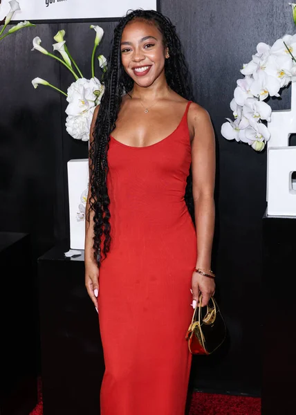 Amerikalı aktris Priah Ferguson, 9 Eylül 2025 'te Hollywood, Los Angeles, Kaliforniya, ABD' de The Lot 'ta düzenlenen 30. Yıldönümü Süt Bıyığı Kutlaması' na geldi..      