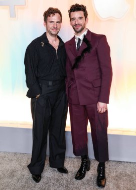 Ryan Spahn ve kocası Michael Urie, 14 Eylül 2025 'te Ysabel' de düzenlenen Apple TV + 77. Geleneksel Primetime Emmy Ödülleri Partisi 'ne geldiler.. 