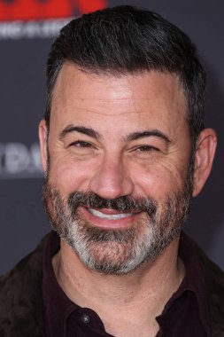 (Disney 'in ABC' si Jimmy Kimmel Live 'ı çekiyor! 17 Eylül 2025 Çarşamba, FCC başkanı sunucunun Charlie Kirk 'ün yorumlarını eleştirdikten sonra. WESTWOOD, LOS ANGELES, CALIFORNIA, ABD - 27 Mart: Amerikan televizyon sunucusu ve komedyen Jimmy Kimmel geldi