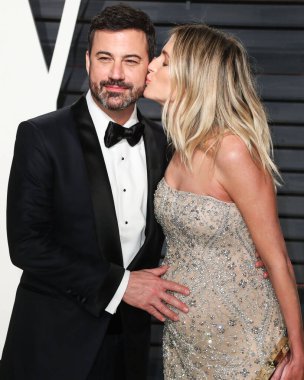  Disney 'in ABC' si Jimmy Kimmel Live 'ı çekiyor! 17 Eylül 2025 Çarşamba, FCC başkanı sunucunun Charlie Kirk 'ün yorumlarını eleştirdikten sonra. BEVERLY HILLS, LOS ANGELES, CALIFORNIA, ABD - 26 Şubat: Amerikalı televizyon sunucusu ve komedyen Jimmy Kimmel