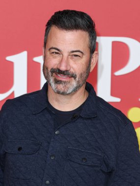 Disney 'in ABC' si Jimmy Kimmel Live 'ı çekiyor! 17 Eylül 2025 Çarşamba, FCC başkanı sunucunun Charlie Kirk 'ün yorumlarını eleştirdikten sonra. WESTWOOD, LOS ANGELES, CALIFORNIA, ABD - 02 Şubat: Amerikalı televizyon sunucusu ve komedyen Jimmy Kimmel