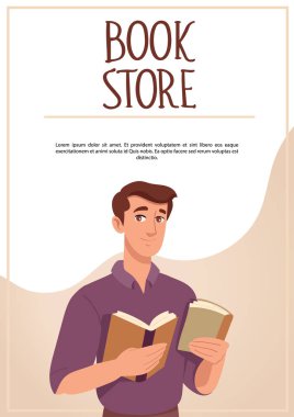 El ilanları. Düz vektör clipart, izole edilmiş arkaplan ile illüstrasyon.