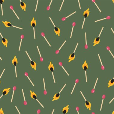 Kusursuz bir desen. Düz vektör clipart, izole edilmiş arkaplan ile illüstrasyon.