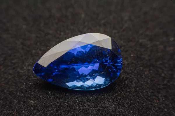 Jóias Gemas Gema Azul Pedra Preciosa — Fotografia de Stock