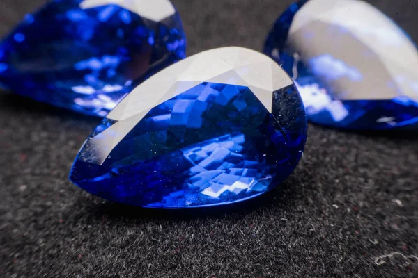 Joyas Gemas Gemas Azules Piedras Preciosas — Foto de Stock