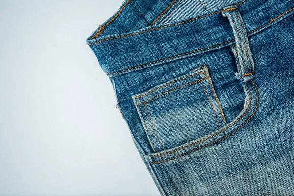 Hombre Casual Trajes Accesorios Moda Aislado Blanco Jeans — Foto de Stock