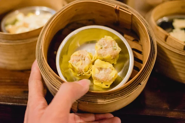 Dim Sum Kinesisk Mat — Stockfoto