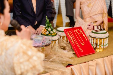 Düğün Çeyiz, Çeyiz Evlilik Tayland, Tayland düğün, töreni