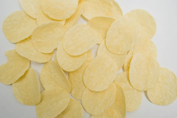 Crispy Potato Chips Potato Fried — Stock Photo, Image