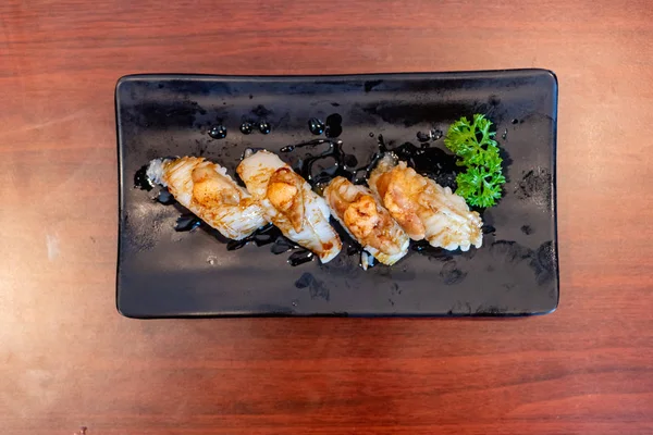 Engawa Aburi Sushi Japan Mat — Stockfoto