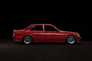 açıklayıcı editoryal Mercedes Benz 190e Bangkok Tayland. 10 Eylül 2018