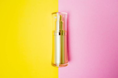 Kozmetik ürün renkli arka plan