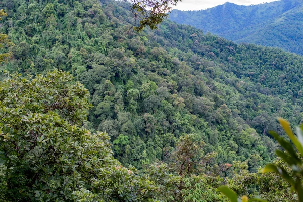 Zobacz Piękne Natura Krajobraz Kanchanaburi Tajlandia — Zdjęcie stockowe