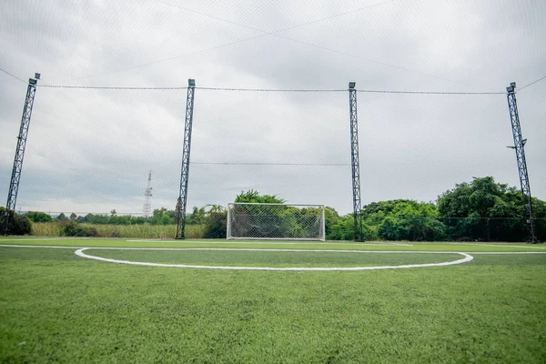 Fotbalové hřiště nebo fotbalové hřiště — Stock fotografie