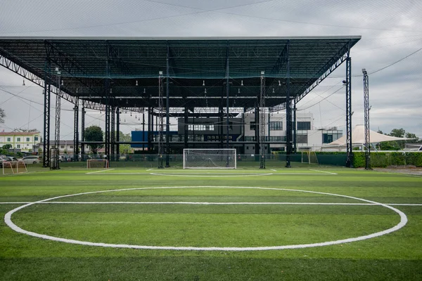 Fotbalové hřiště nebo fotbalové hřiště — Stock fotografie