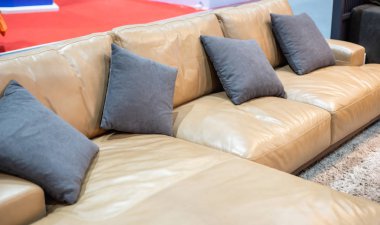 oturma odası iç deri kanepe