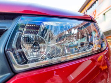 Araba Başkanı ışık yakın çekim.