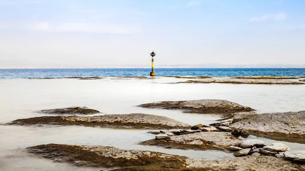 Paisagem Outono Nas Piscinas Naturais Lago Italiano — Fotografia de Stock