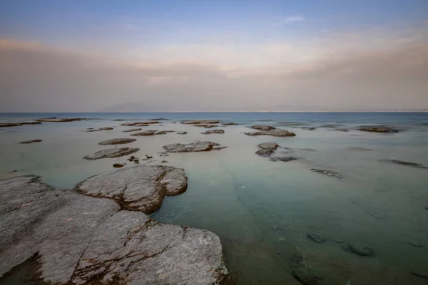 Autumn Landscape Natural Pools Italian Lake — Stock Photo, Image