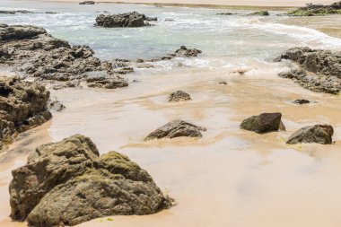 Bahia eyalet Brezilya Itacarezinho harika kumsalda görünümünü