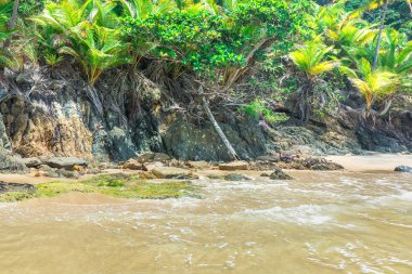 Itacare, Brezilya - 7 Aralık 2016: Itacarezinho harika plaj Bahia eyalet Brezilya ülkede