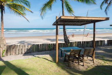 Itacare, Brezilya - 7 Aralık 2016: Muhteşem Cennet plaj Itacare Bahia eyalet Brezilya kuzeydoğu