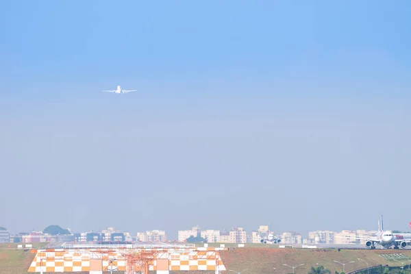 San Paolo Brasile Maggio 2018 Aereo Decollo All Aeroporto Congonhas — Foto Stock